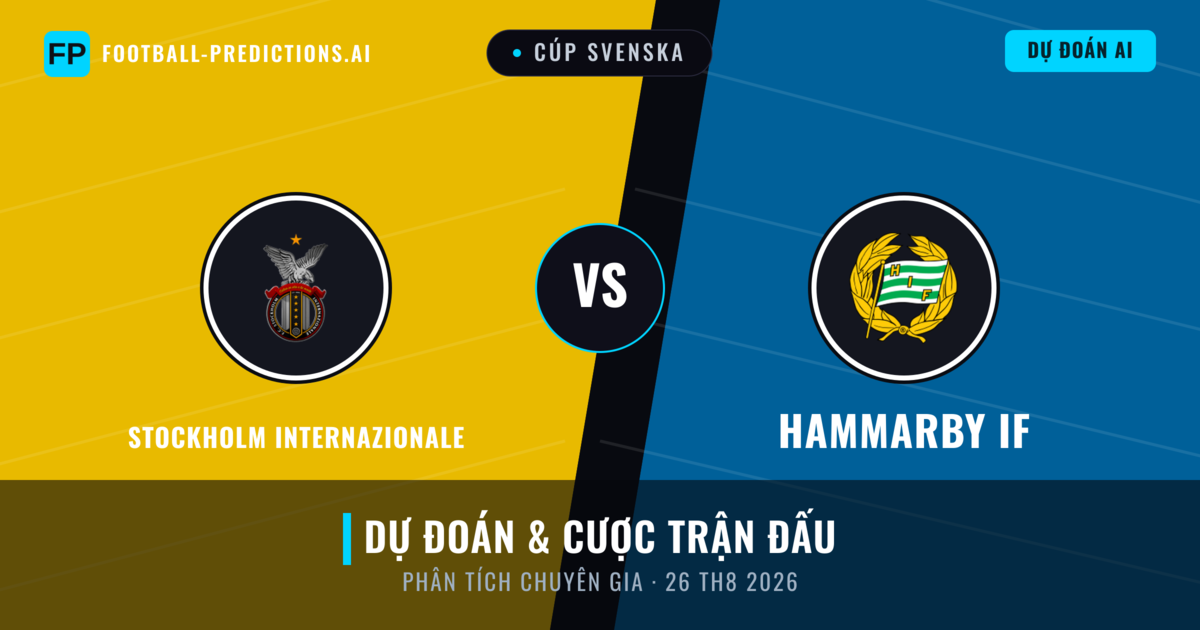 Stockholm Internazionale vs Hammarby IF — dự đoán và xem trước trận đấu