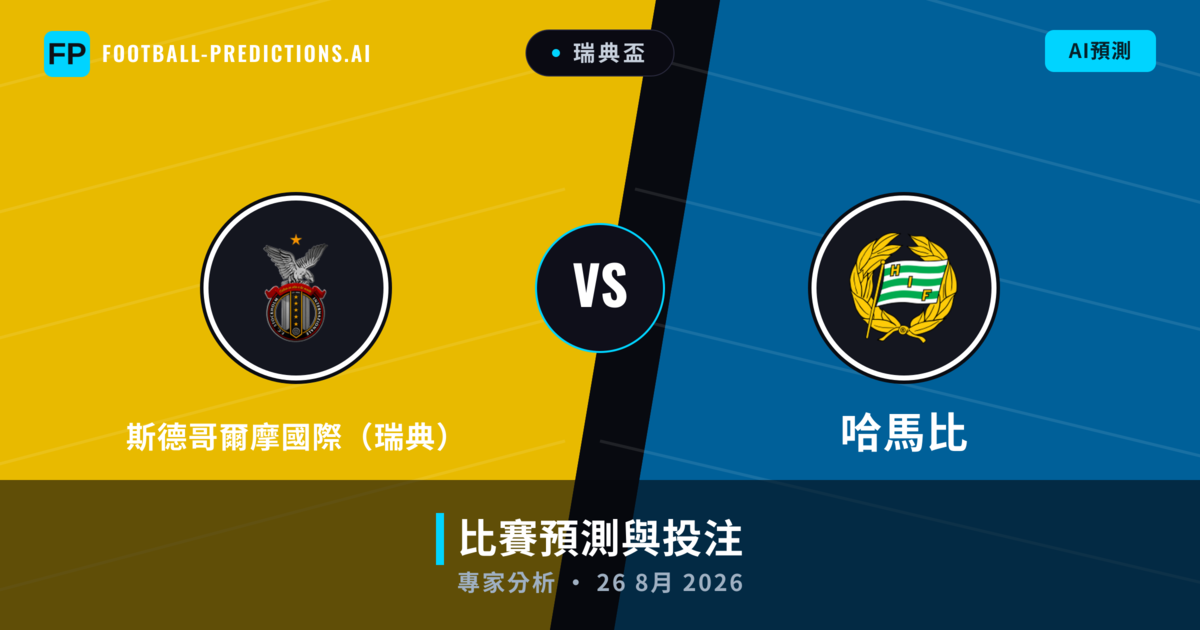 斯德哥爾摩國際（瑞典） vs 哈馬比 — 比赛预测和前瞻