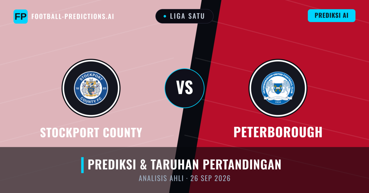 Stockport County vs Peterborough — prediksi dan pratinjau pertandingan