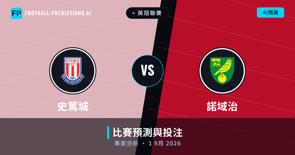 史篤城 vs 諾域治 — 比赛预测和前瞻