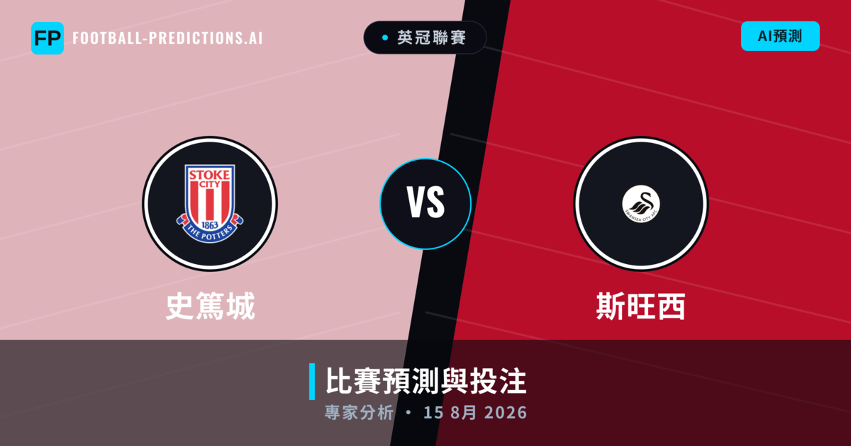 史篤城 vs 斯旺西 — 比赛预测和前瞻