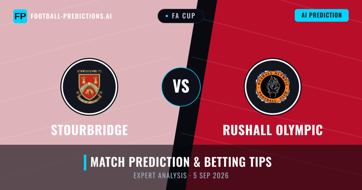Stourbridge vs Rushall Olympic — match prediction & preview