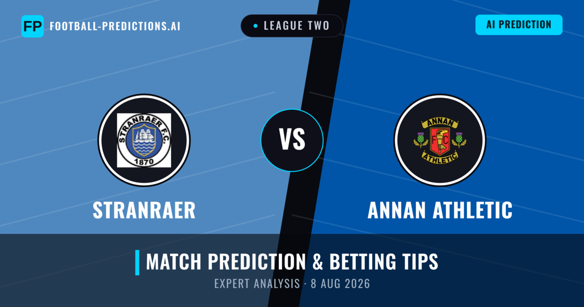 Stranraer vs Annan Athletic — match prediction & preview