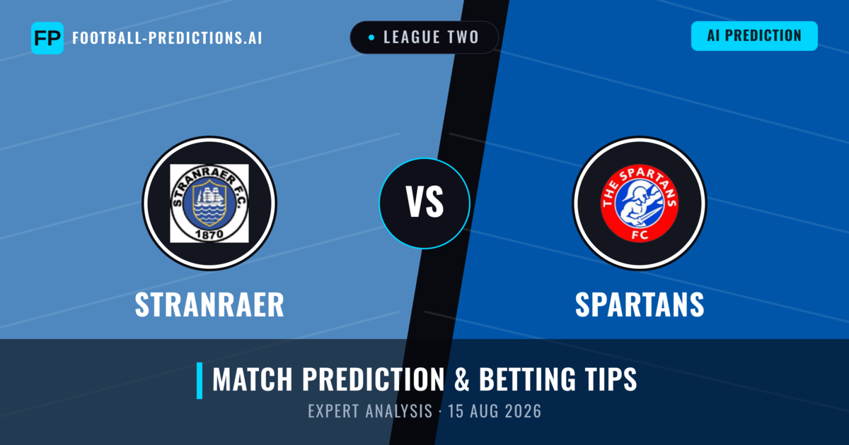 Stranraer vs Spartans — match prediction & preview