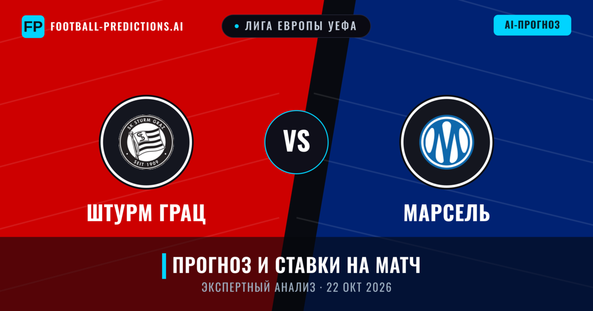 Штурм Грац – Марсель — прогноз и превью матча