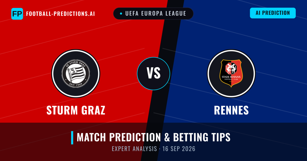 Sturm Graz vs Rennes — match prediction & preview