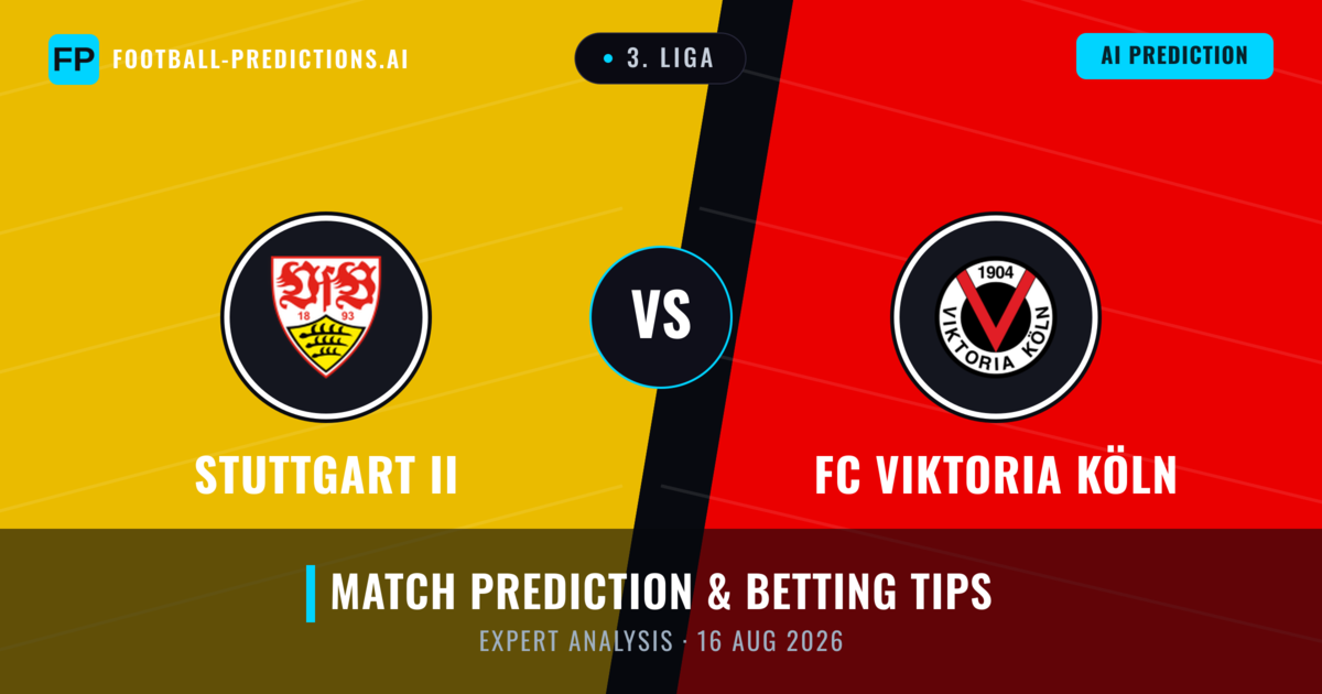 Stuttgart II vs FC Viktoria Köln — match prediction & preview