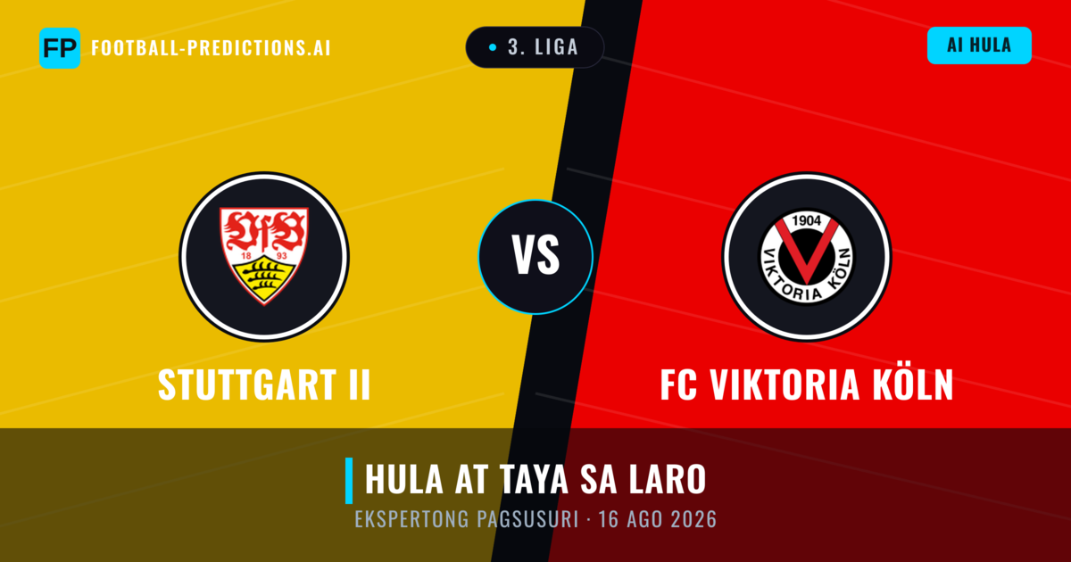 Stuttgart II vs FC Viktoria Köln — hula at preview ng laban