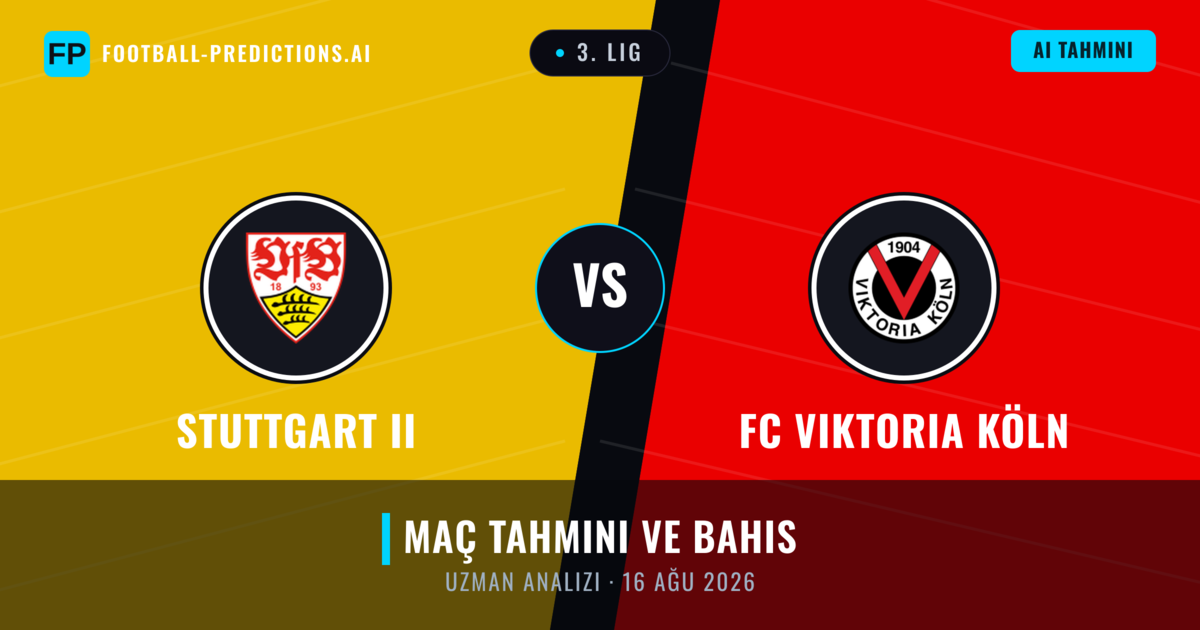Stuttgart II - FC Viktoria Köln — maç tahmini ve önizleme
