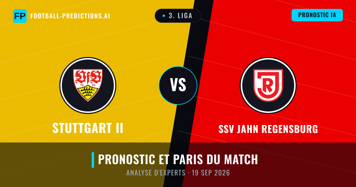 Stuttgart II vs SSV Jahn Regensburg — pronostic et avant-match
