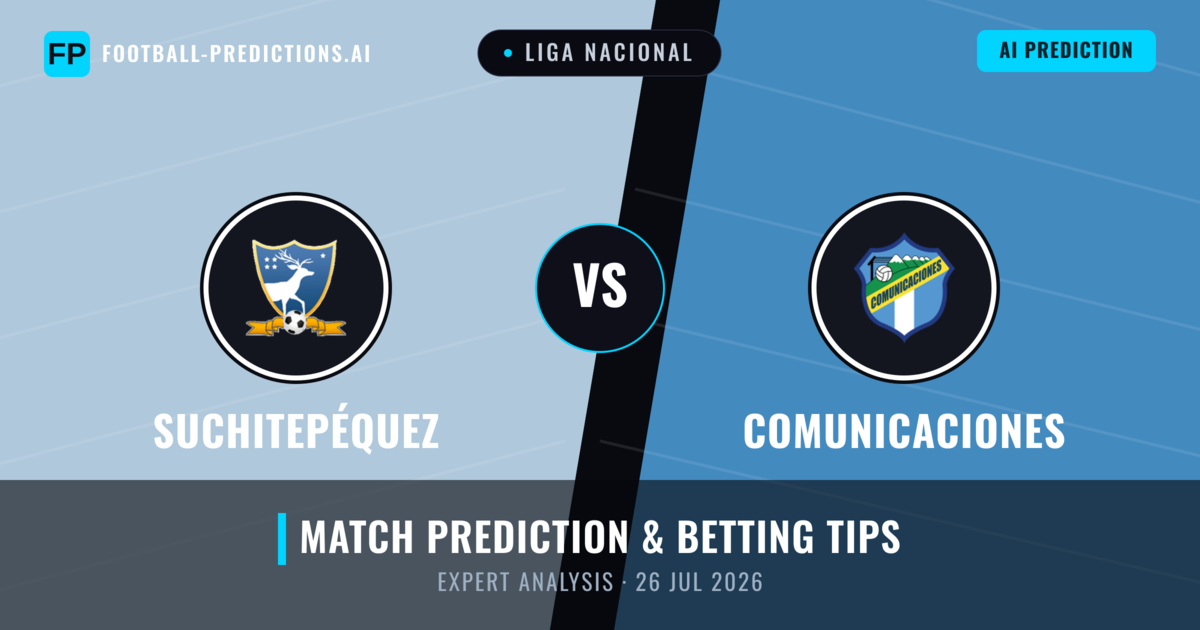 Suchitepéquez vs Comunicaciones — match prediction & preview