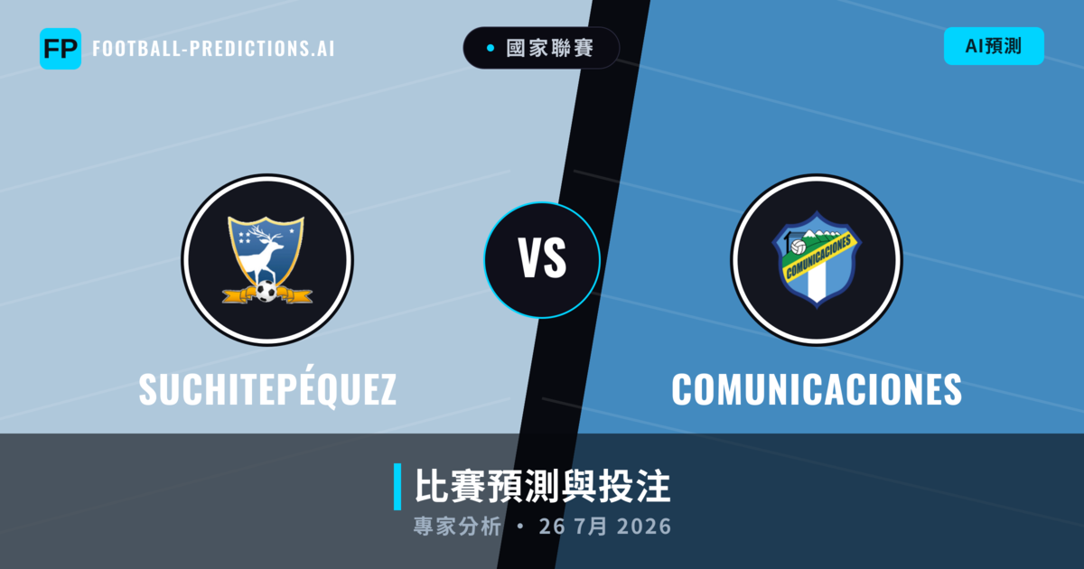 Suchitepéquez vs Comunicaciones — 比赛预测和前瞻