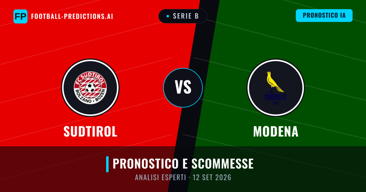 Sudtirol vs Modena — pronostico e anteprima del match