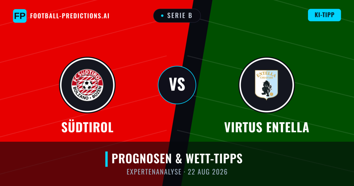 Südtirol vs Virtus Entella — Prognose und Spielvorschau
