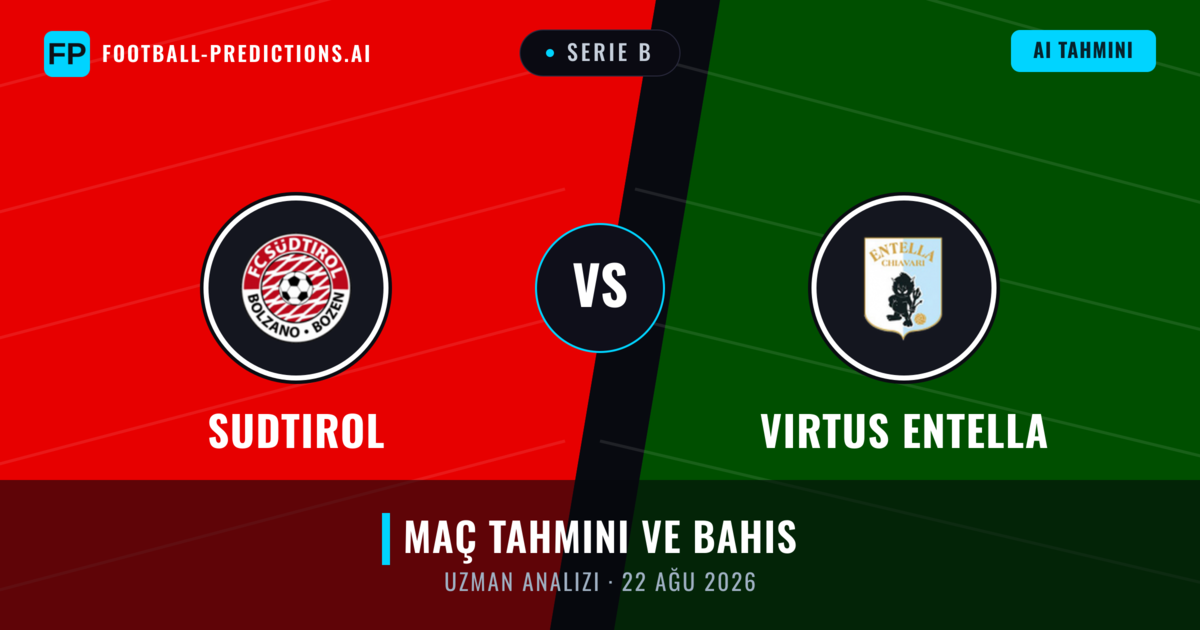 Sudtirol - Virtus Entella — maç tahmini ve önizleme