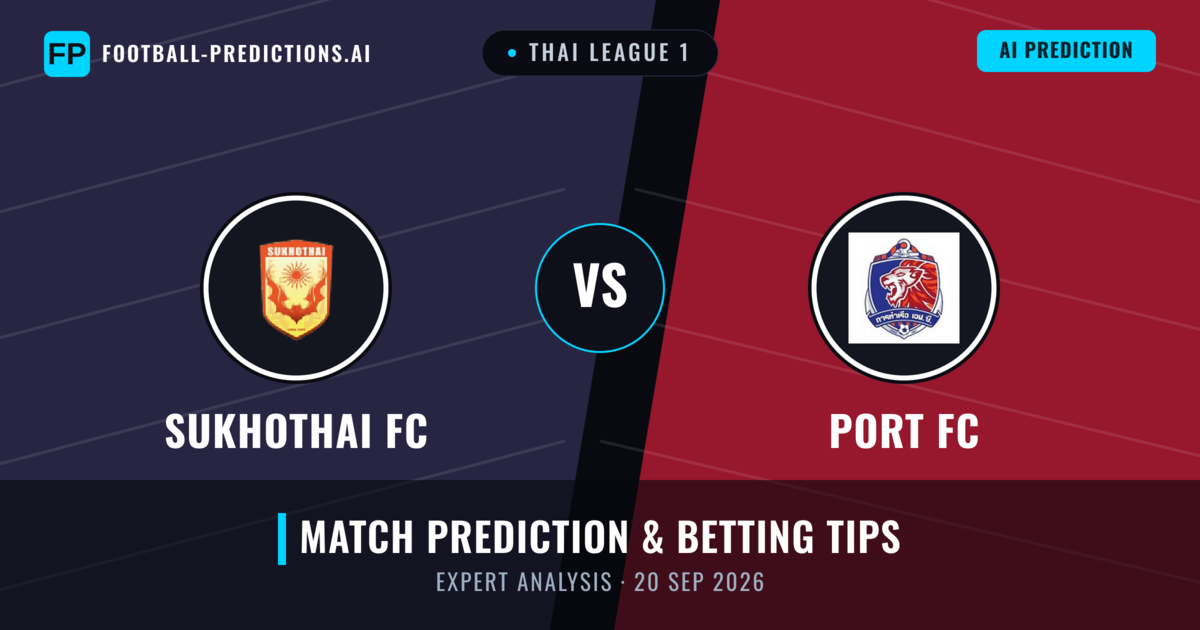 Sukhothai FC vs Port FC — match prediction & preview