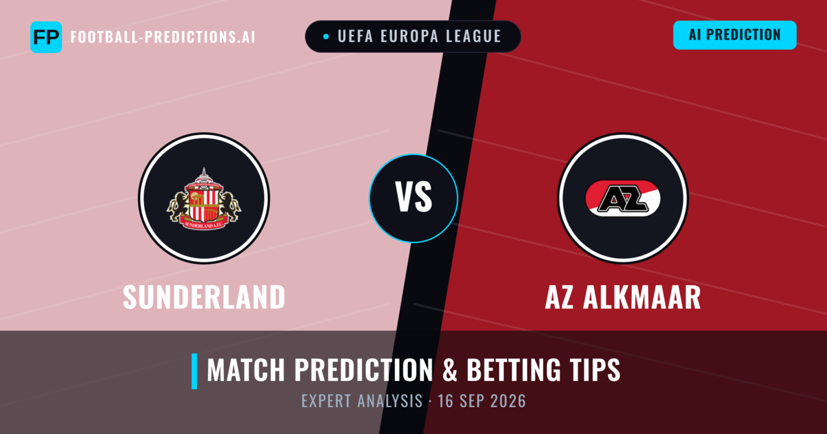 Sunderland vs AZ Alkmaar — match prediction & preview
