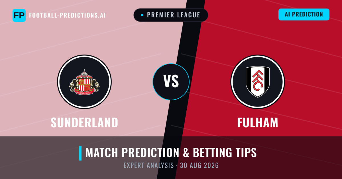 Sunderland vs Fulham — match prediction & preview