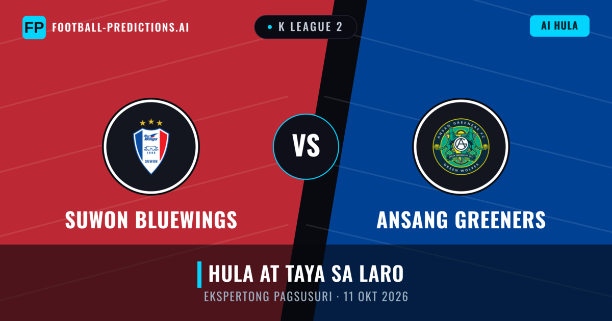 Suwon Bluewings vs Ansang Greeners — hula at preview ng laban