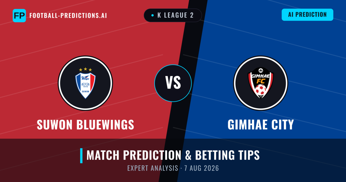 Suwon Bluewings vs Gimhae City — match prediction & preview