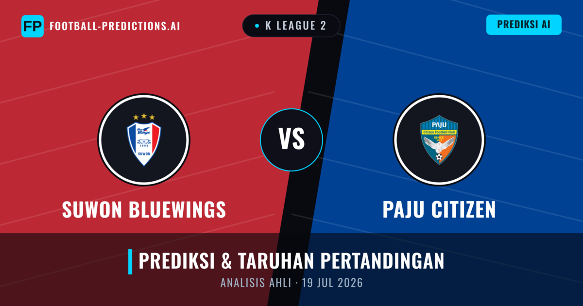 Suwon Bluewings vs Paju Citizen — prediksi dan pratinjau pertandingan