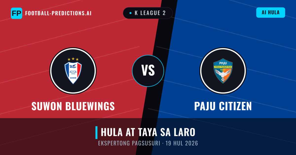 Suwon Bluewings vs Paju Citizen — hula at preview ng laban
