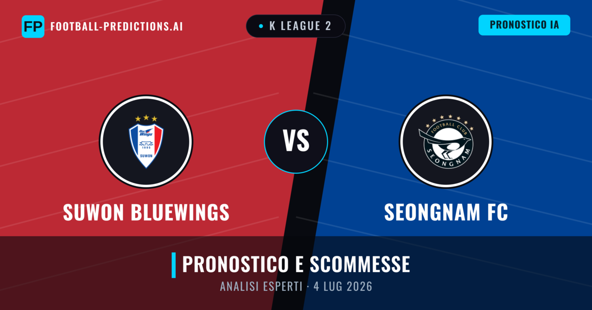 Suwon Bluewings vs Seongnam FC — pronostico e anteprima del match