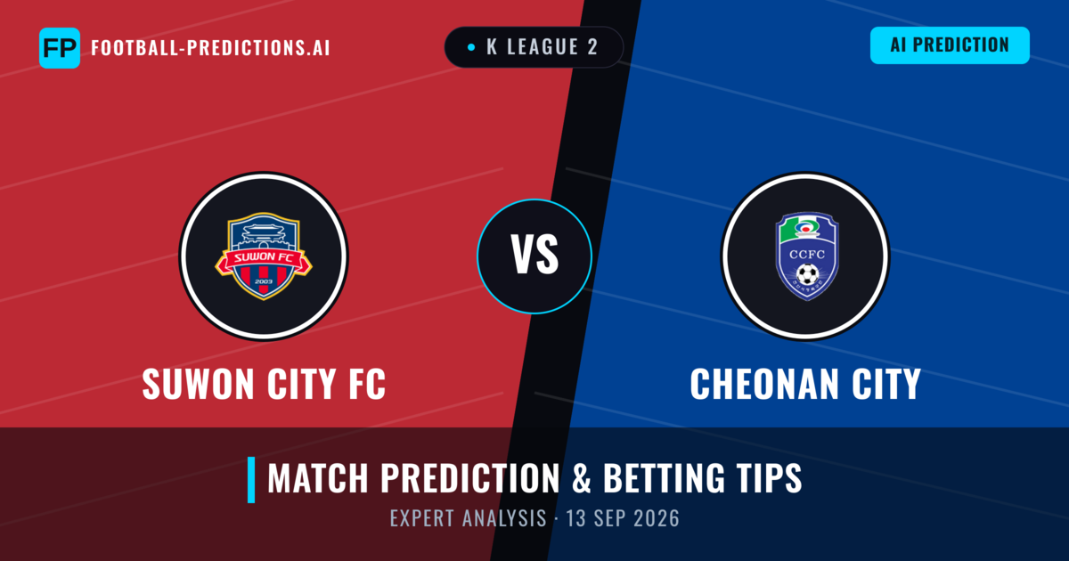 Suwon City FC vs Cheonan City — match prediction & preview