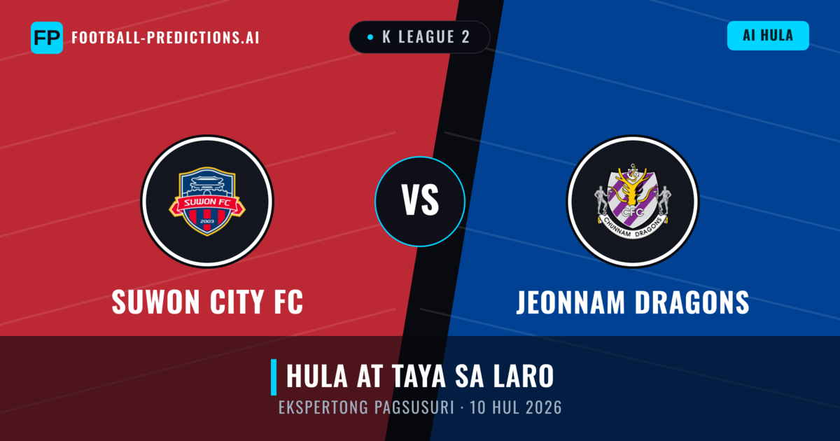 Suwon City FC vs Jeonnam Dragons — hula at preview ng laban