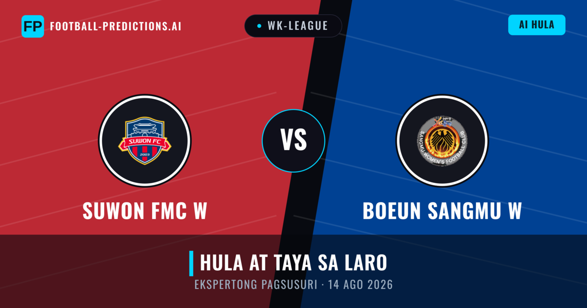 Suwon FMC W vs Boeun Sangmu W — hula at preview ng laban