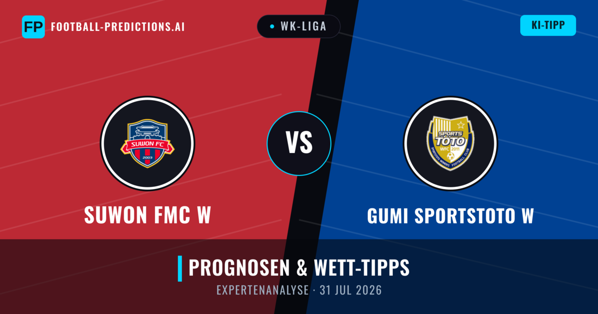 Suwon FMC W vs Gumi Sportstoto W — Prognose und Spielvorschau