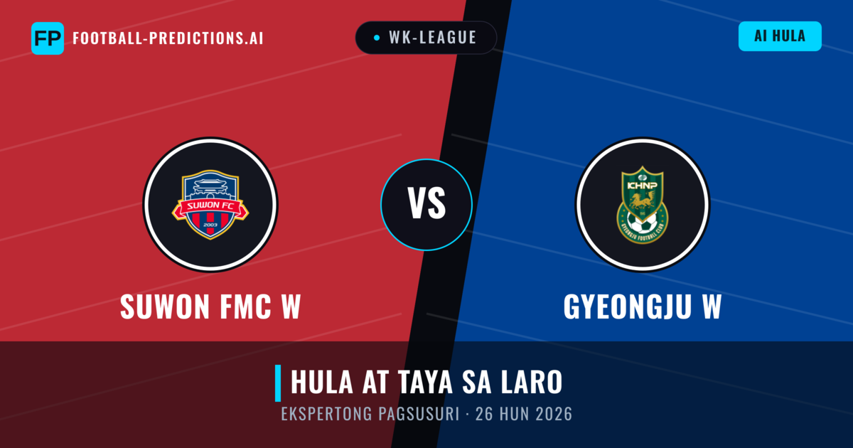 Suwon FMC W vs Gyeongju W — hula at preview ng laban