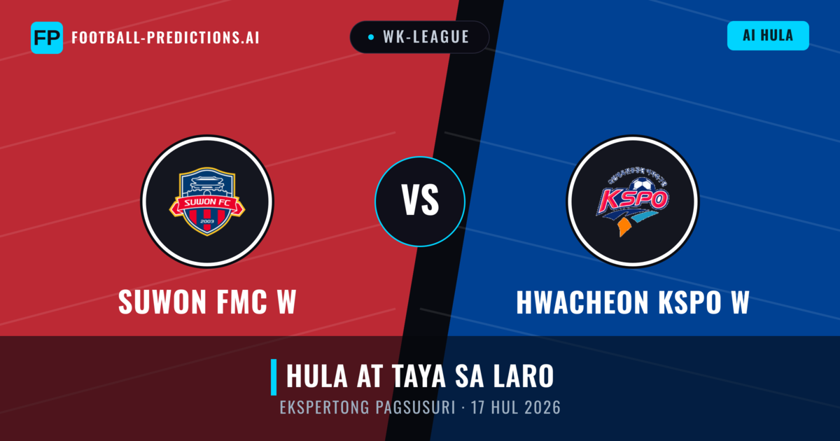 Suwon FMC W vs Hwacheon KSPO W — hula at preview ng laban