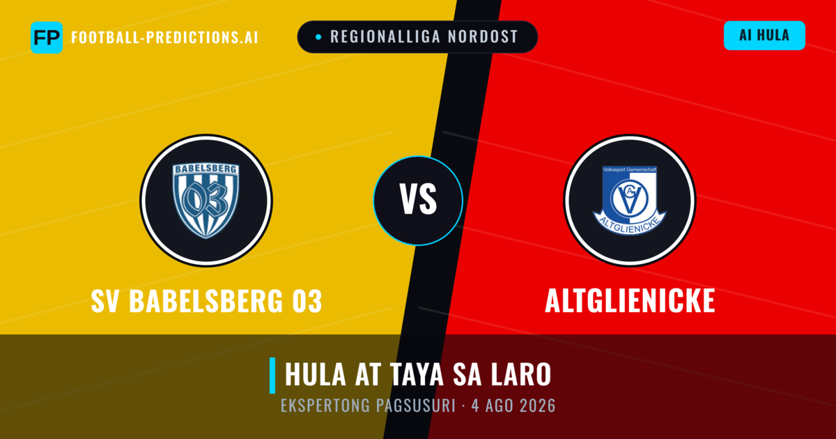 SV Babelsberg 03 vs Altglienicke — hula at preview ng laban