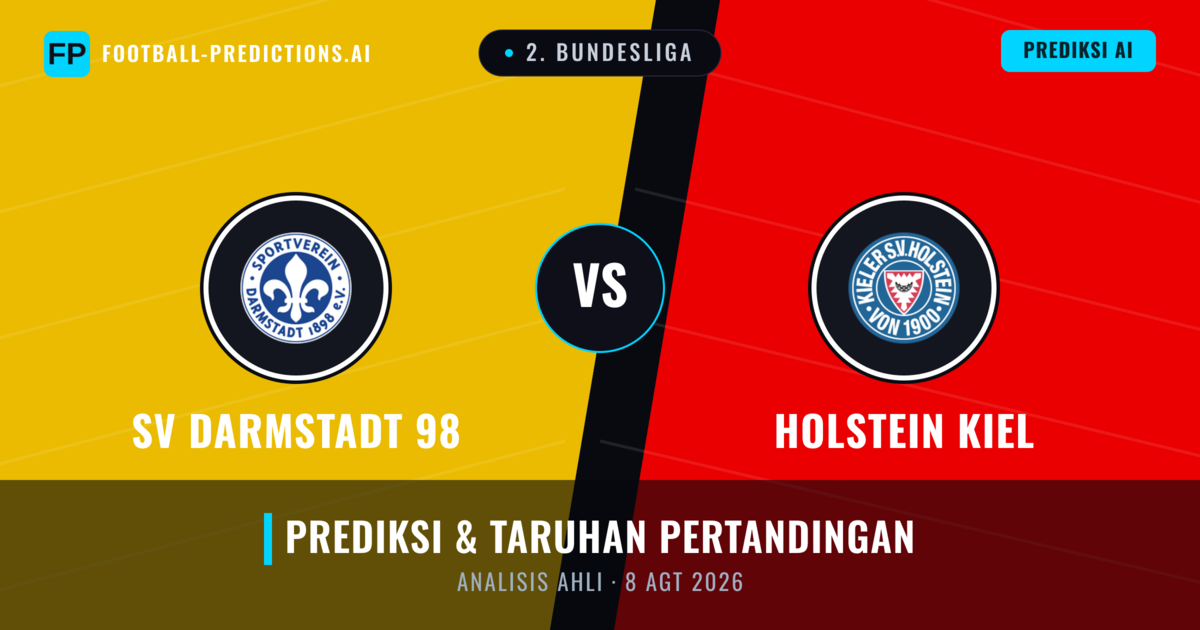 SV Darmstadt 98 vs Holstein Kiel — prediksi dan pratinjau pertandingan