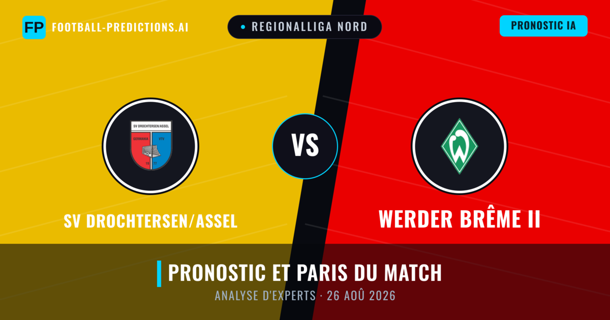 SV Drochtersen/Assel vs Werder Brême II — pronostic et avant-match