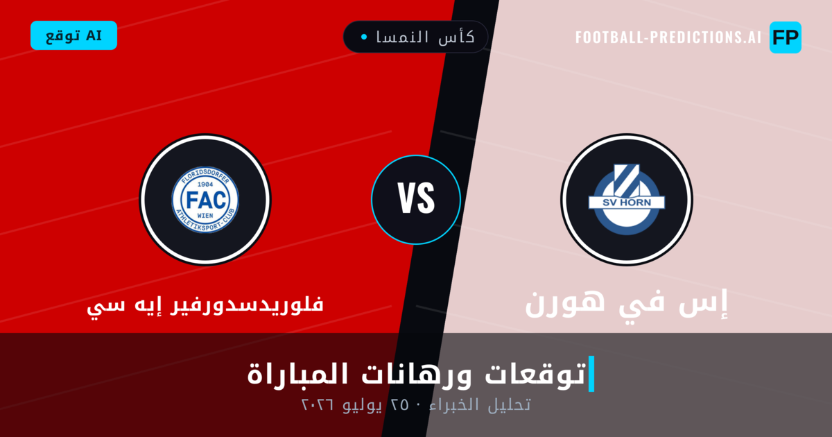 إس في هورن ضد فلوريدسدورفير إيه سي — توقعات ومعاينة المباراة