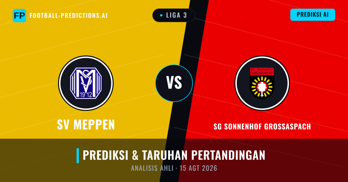 SV Meppen vs SG Sonnenhof Großaspach — prediksi dan pratinjau pertandingan