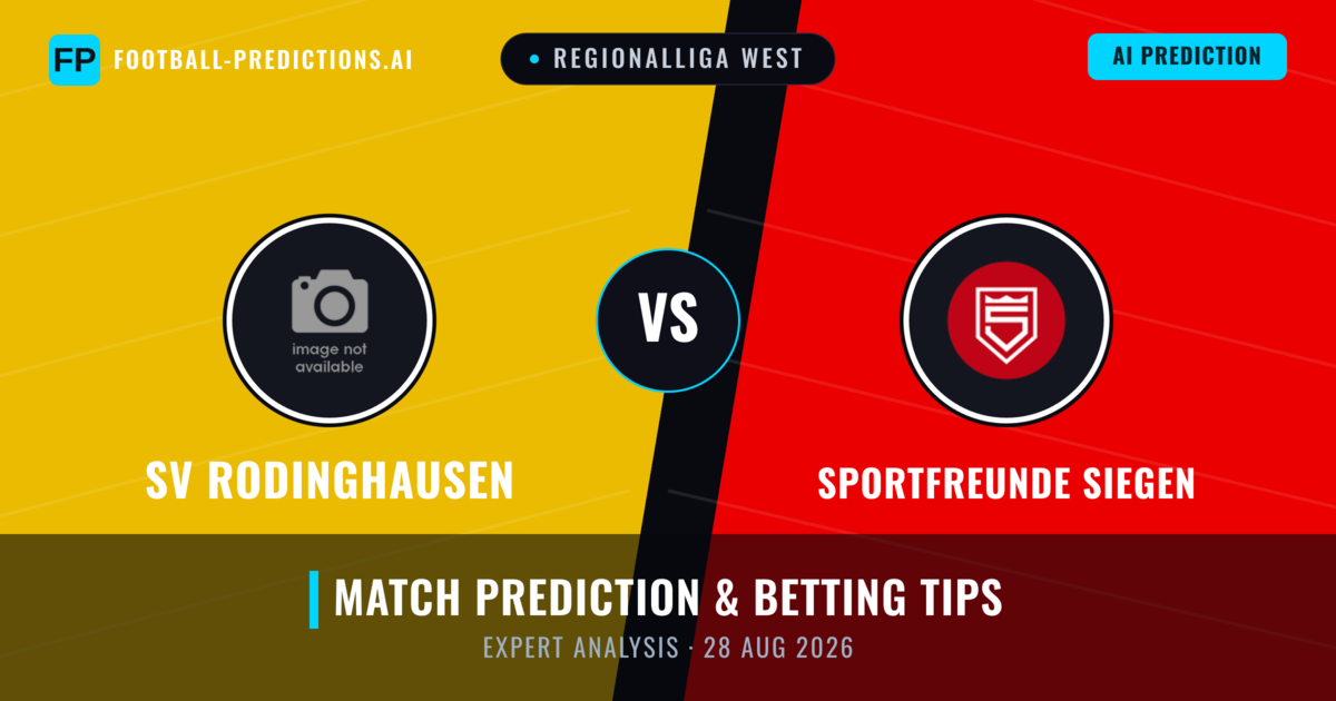 SV Rodinghausen vs Sportfreunde Siegen — match prediction & preview