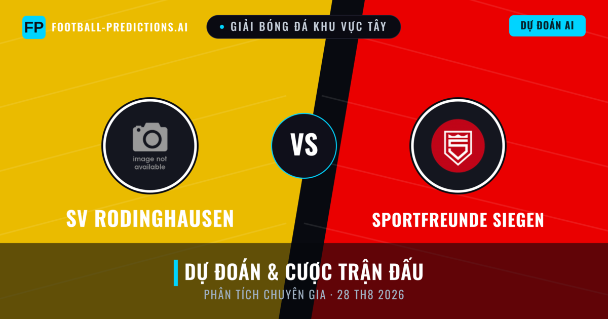 SV Rodinghausen vs Sportfreunde Siegen — dự đoán và xem trước trận đấu