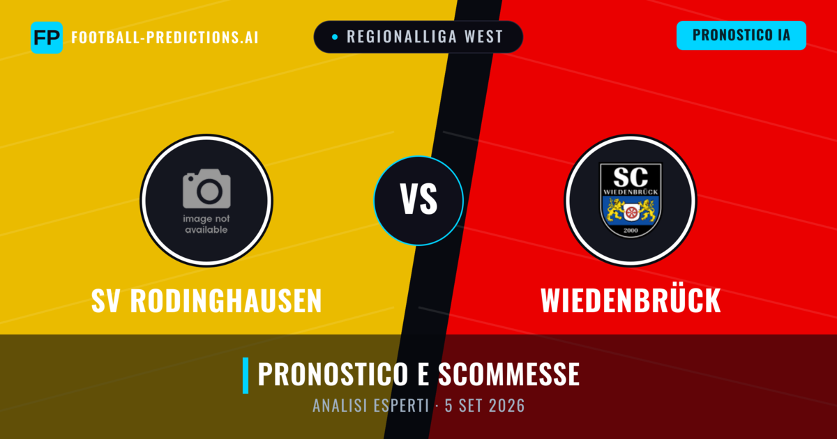 SV Rodinghausen vs Wiedenbrück — pronostico e anteprima del match
