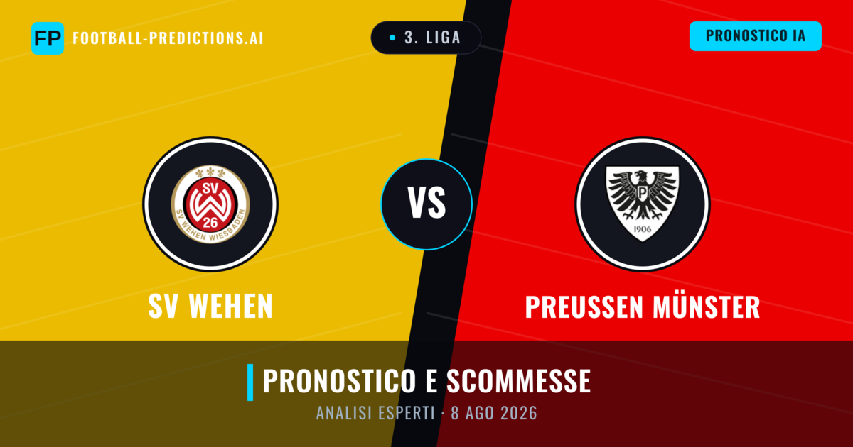 SV Wehen vs Preußen Münster — pronostico e anteprima del match