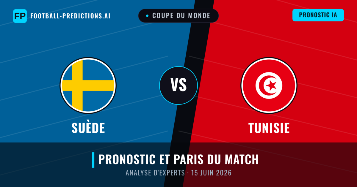 Suède vs Tunisie — pronostic et avant-match