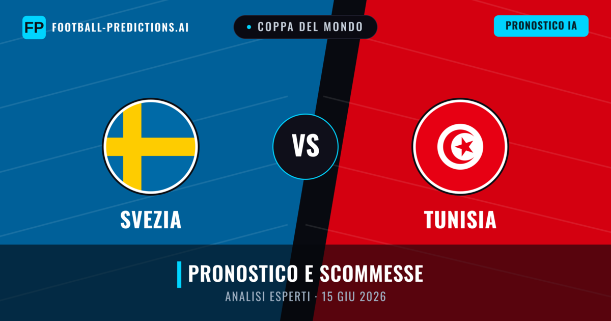 Svezia vs Tunisia — pronostico e anteprima del match