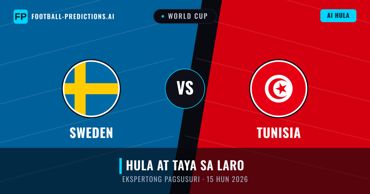 Sweden vs Tunisia β hula at preview ng laban