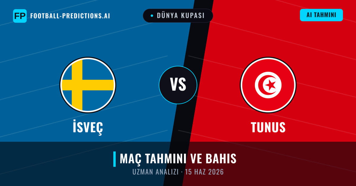 İsveç - Tunus — maç tahmini ve önizleme