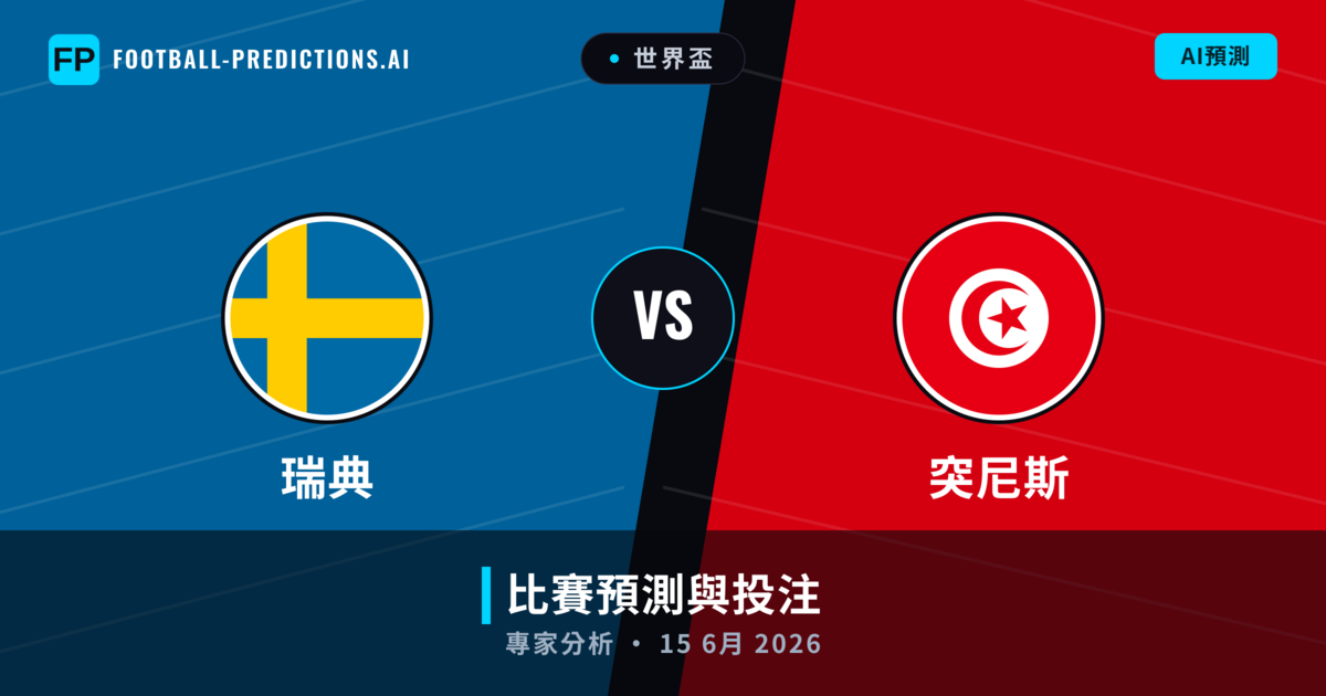 瑞典 vs 突尼斯 — 比赛预测和前瞻