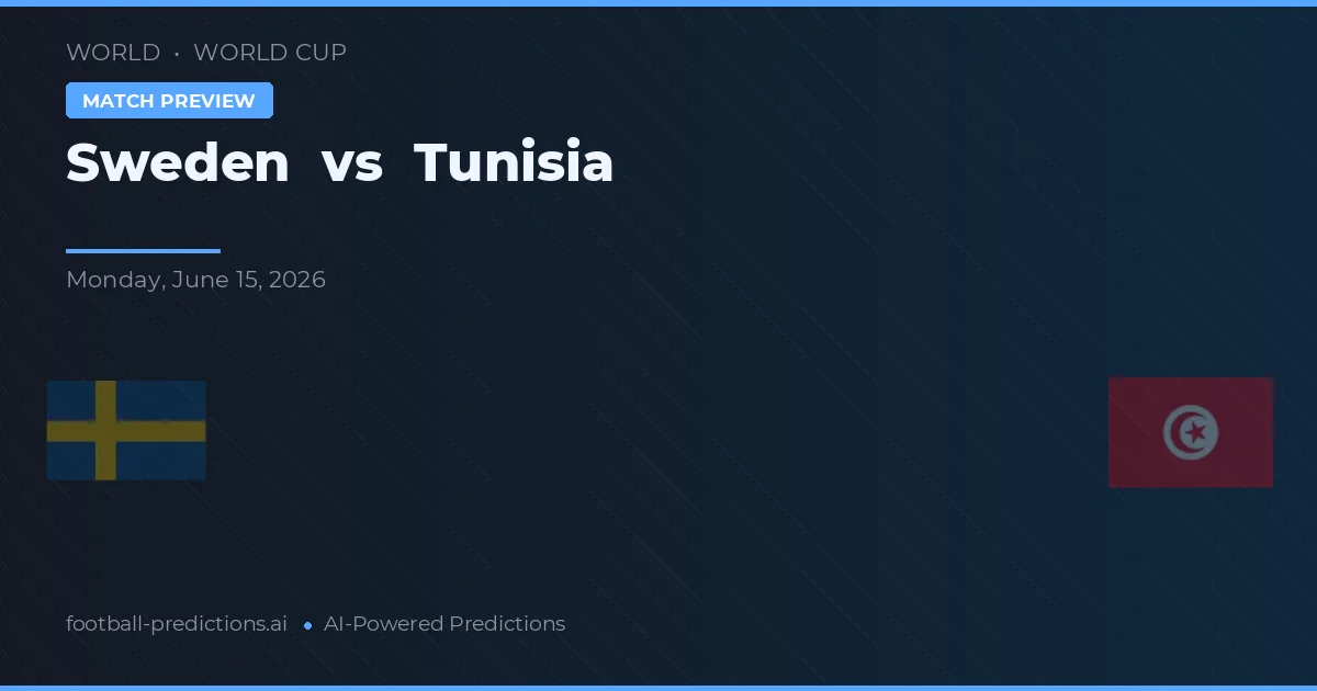 Swedia vs Tunisia — prediksi dan pratinjau pertandingan