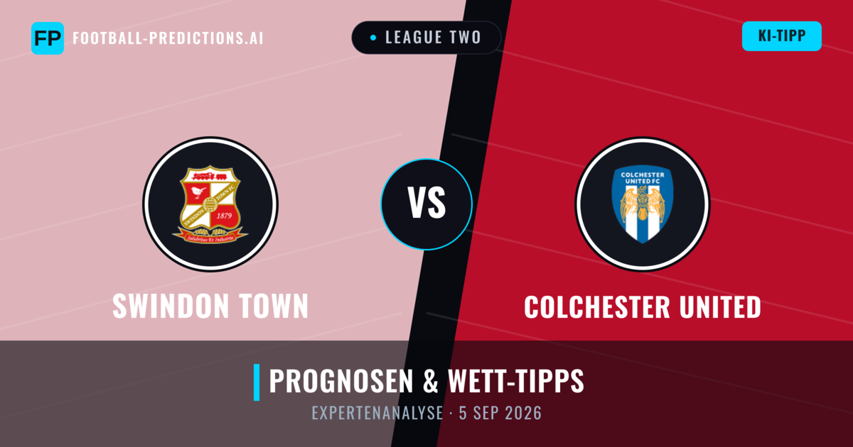 Swindon Town vs Colchester United — Prognose und Spielvorschau