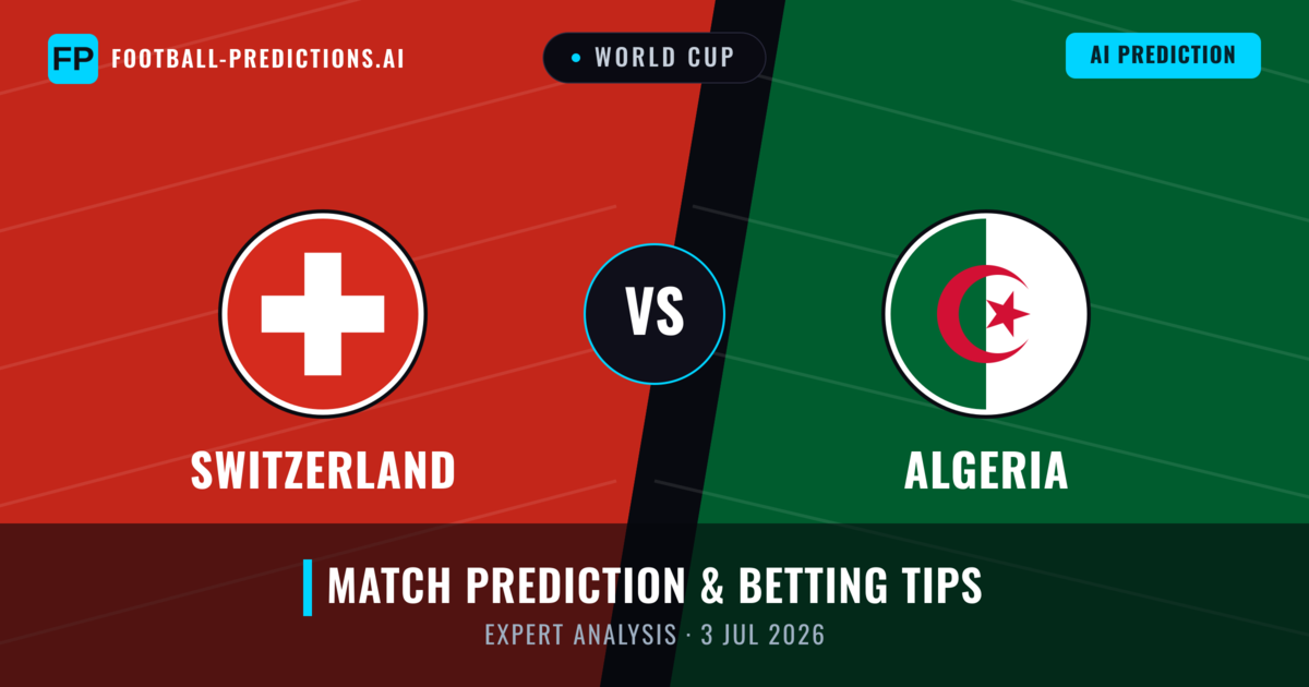 Switzerland vs Algeria — match prediction & preview